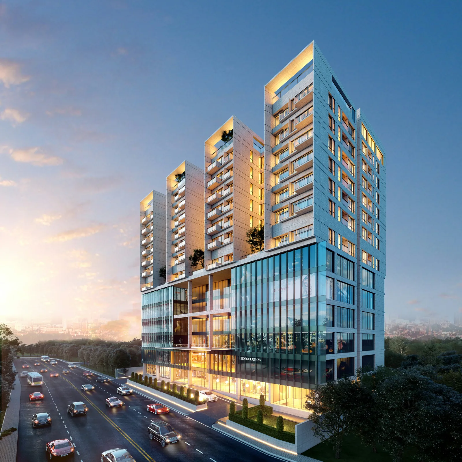 Luxury mixed-use residential and commercial development - international real estate investment
